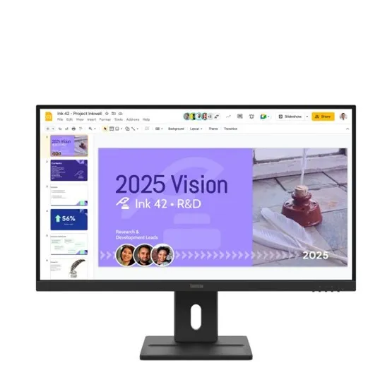 Lenovo 27" ThinkVision E27Q-40 monitor - Raven Black - PIVOT