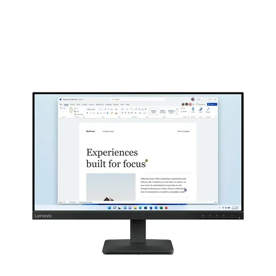 Lenovo 23,8" L24-4e monitor - Raven Black