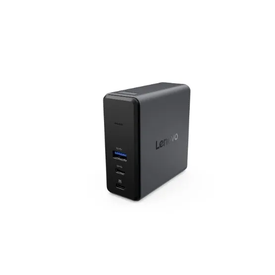 Lenovo_X9_Charging_GaN_Dock-_EU_-_40BD0065EU-i824047.webp Lenovo X9 Charging GaN Dock - 65W - Black - Image 1