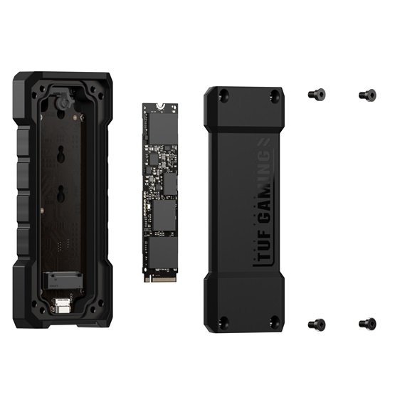 MBR ASUS TUF GAMING A2 - külső ház - m.2 NVMe SSD > USB3.2 Type-C - Fekete - Image 5