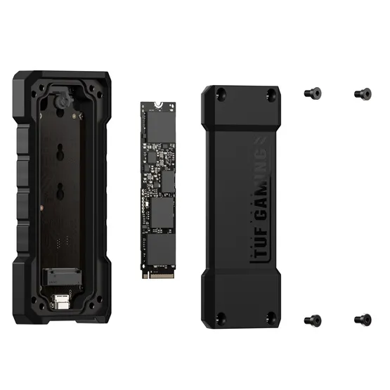 MBR ASUS TUF GAMING A2 - külső ház - m.2 NVMe SSD > USB3.2 Type-C - Fekete - Image 5