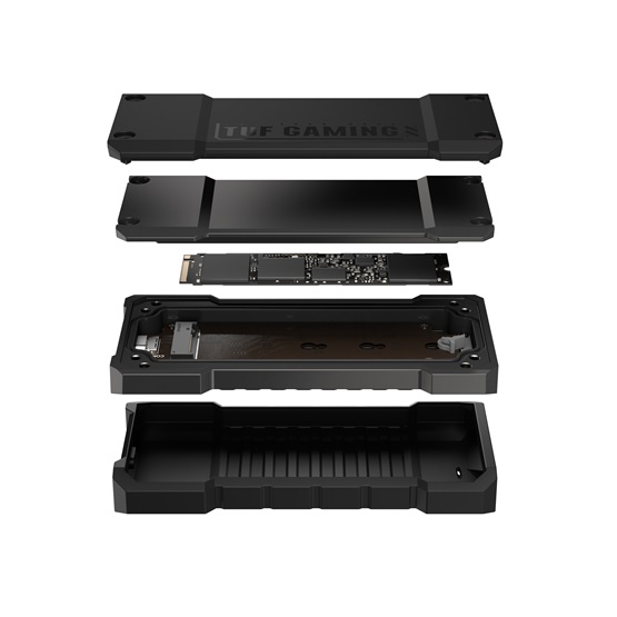 MBR ASUS TUF GAMING A2 - külső ház - m.2 NVMe SSD > USB3.2 Type-C - Fekete - Image 4