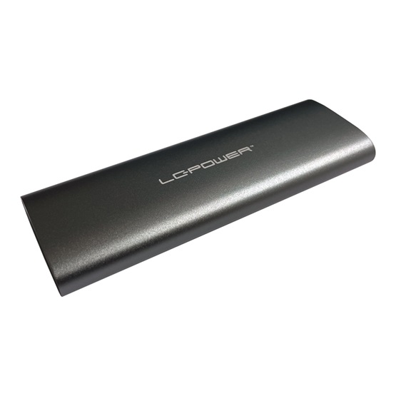 MBR LC Power Külső ház - USB 3.2 Type-C - NVMe vagy SATA M.2 - LC-M2-C-MULTI-2
