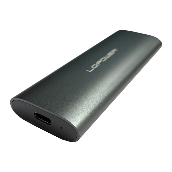 MBR LC Power Külső ház - USB 3.2 Type-C - NVMe vagy SATA M.2 - LC-M2-C-MULTI-2 - Image 3
