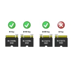 MBR LC Power Külső ház - USB 3.2 Type-C - NVMe vagy SATA M.2 - LC-M2-C-MULTI-2 - Image 8