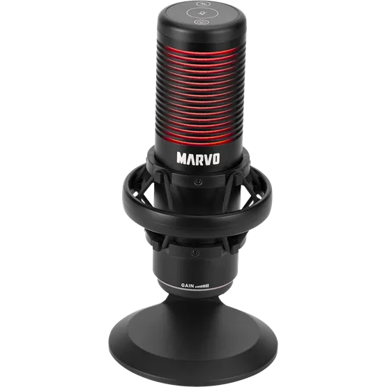 MIC MARVO Blast 60 vezetékes mikrofon - fekete