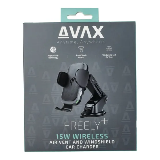 MOB AVAX WH601 Feely+ Vezeték nélküli szellőzőrácsra és szélvédőre rögzíthető autós töltő, 15W - Image 5