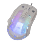 MOU Baracuda BGM-062W ANGLERFISH Vezetékes gamer egér - Fehér - Image 6