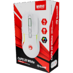 MOU MARVO Capo 20 vezetékes egér - fehér - Image 4