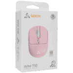 MOU SBOX WM-710P Vezeték nélküli egér - Rózsaszín - Image 6