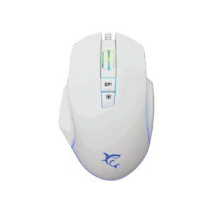 MOU White Shark GM-5009W GARETH vezetékes gamer egér - RGB - fehér