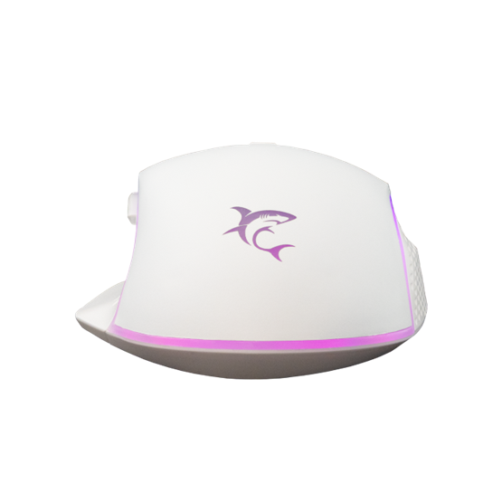 MOU White Shark GM-5009W GARETH vezetékes gamer egér - RGB - fehér - Image 5