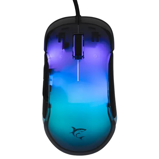 MOU White Shark GM-5017B MORDRED Vezetékes gamer egér - Fekete