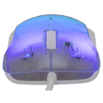 MOU White Shark GM-5017W MORDRED Vezetékes gamer egér - Fehér - Image 4