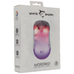 MOU White Shark GM-5017W MORDRED Vezetékes gamer egér - Fehér - Image 6
