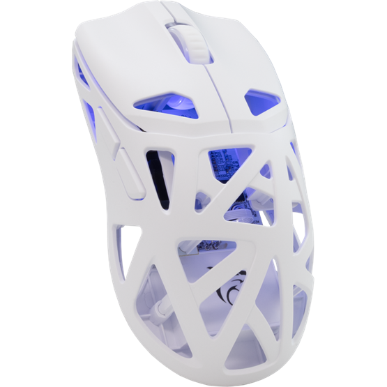 MOU White Shark GM-5019W DAGONET Vezeték nélküli gamer egér - Fehér - Image 2