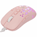 MOU White Shark GM-9004P TRISTAN Vezetékes gamer egér - Rózsaszín - Image 4