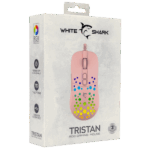 MOU White Shark GM-9004P TRISTAN Vezetékes gamer egér - Rózsaszín - Image 7