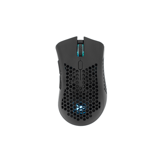 MOU White Shark WGM-5012B LIONEL Vezeték nélküli gamer egér - Fekete