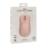 MOU White Shark WGM-5015P AERO vezeték nélküli gamer egér - rózsaszín - Image 7