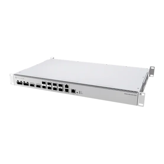 MikroTik CRS812 DDQ  rackbe szerelhető switch, 8×50G SFP56, 2×200G QSFP56, 2×400G QSFP56-DD, 2×10G Ethernet - Image 4