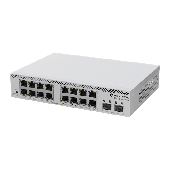 MikroTik CSS318-16G-2S+IN 16-Portos Gigabites Switch 2 SFP+ Porttal - Image 5