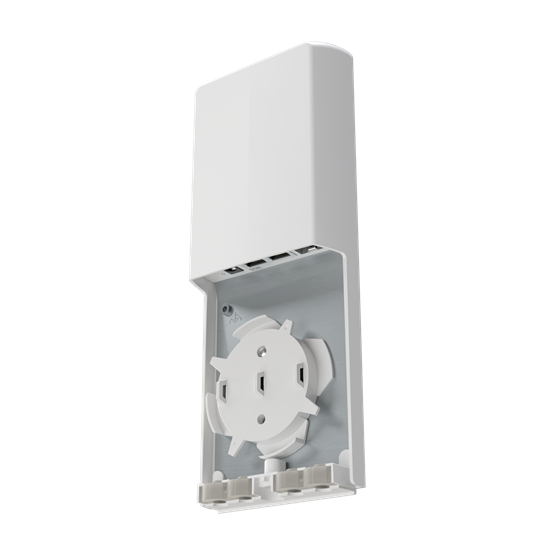 MikroTik Kültéri media konverter, IP55 védelemmel, SwOS, 2x10/100/1000 Mbps RJ45 port, 1x SFP 2.5G port