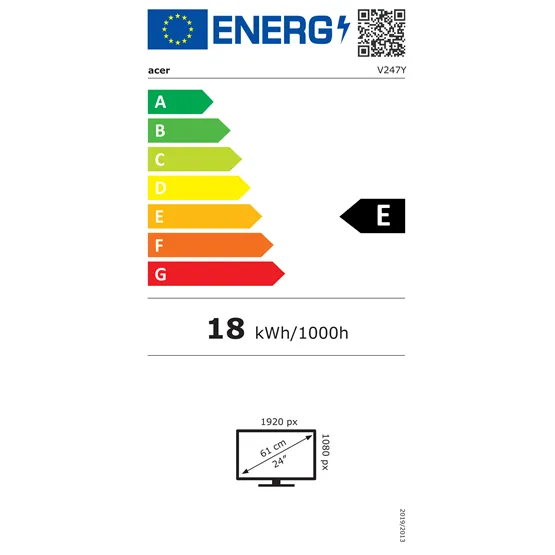 MON ACER 23,8" Vero V247YGbmipx ZeroFrame FHD 120Hz IPS fekete MONitor - Image 6