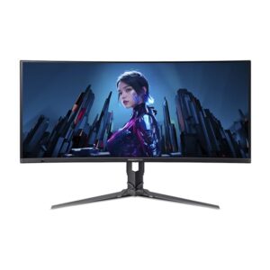 Mon Acer 34" Predator X34X5BMIIPHUZX ZeroFrame FreeSync Premium Pro - QD-OLED - 240Hz |2 év garancia|
