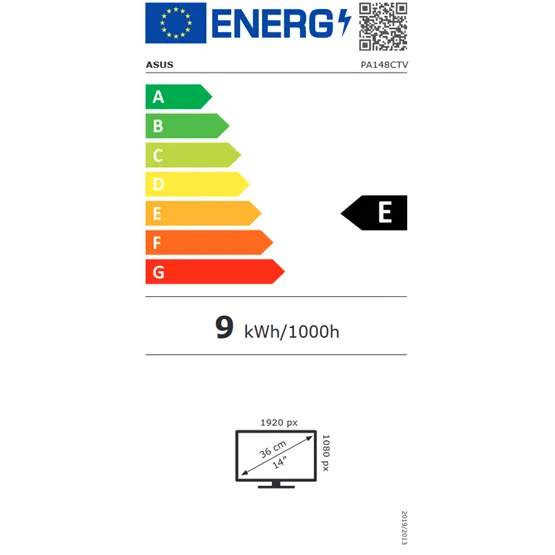 MON ASUS 14" ProArt PA148CTV FHD 60Hz IPS szürke érintőkijelzős monitor - Image 9