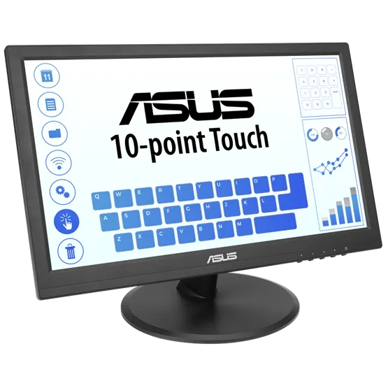 MON ASUS 15,6" VT169HE FHD 60Hz IPS fekete érintőkijelzős monitor - Image 4