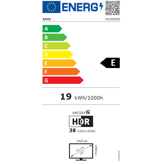 Mon Asus 24.5" ROG Strix XG259QNS FreeSync Premium FHD Pivot - IPS LED - 380 Hz | 3 év garancia | - Image 7