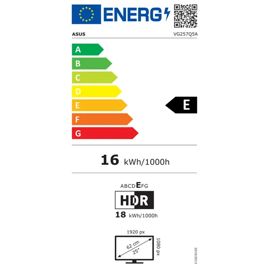MON ASUS 24,5" TUF VG257Q5A FHD 200Hz VA fekete monitor - Image 7