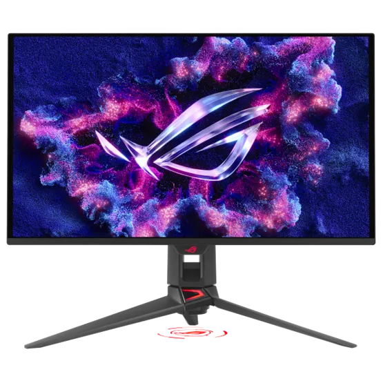 MON ASUS 26,5" ROG PG27UCDM 4K UHD 240Hz QD-OLED fekete monitor