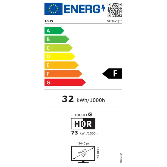 MON ASUS 34" TUF VG34VQ3B WQHD 180Hz VA fekete ívelt monitor - Image 7