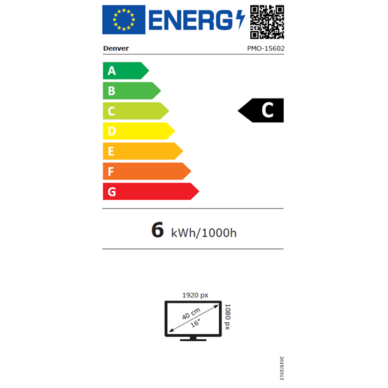 Mon Denver 15.6" PMO-15602 Portable monitor - IPS - Bemutató termék - Image 7