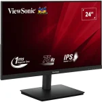 MON ViewSonic 23,8" VA240-H-2 FHD 75Hz IPS fekete monitor - Image 3
