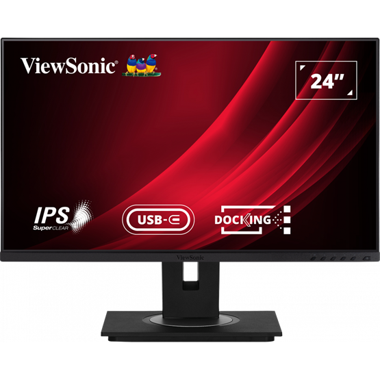 Mon ViewSonic 24" VG2456 1920x1080 USB-C 60Hz - Pivot - IPS