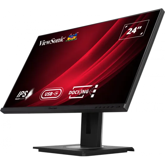 MON ViewSonic 24" VG2456 FHD 60Hz IPS fekete monitor - Image 2