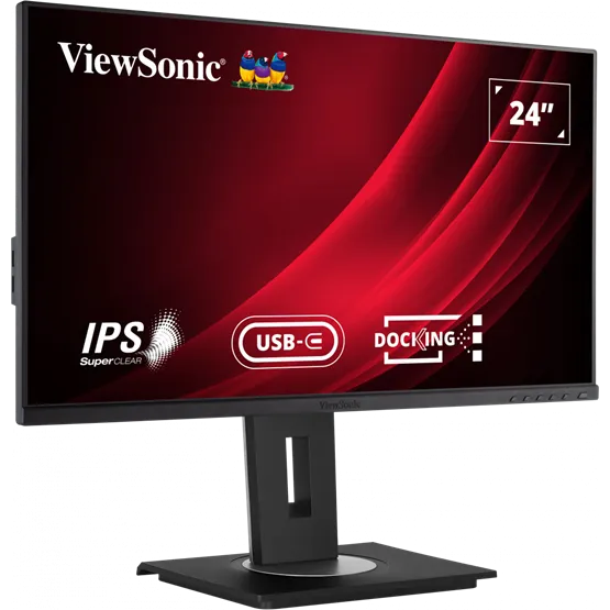 MON ViewSonic 24" VG2456 FHD 60Hz IPS fekete monitor - Image 3
