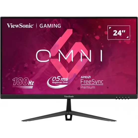 MON ViewSonic 24" VX2428 FHD 180Hz IPS fekete monitor