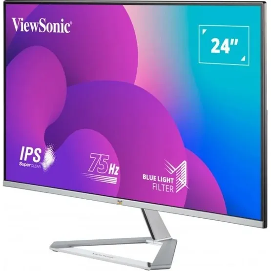 MON ViewSonic 24" VX2476-SMH FHD 75Hz IPS ezüst monitor