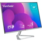 MON ViewSonic 24" VX2476-SMH FHD 75Hz IPS ezüst monitor - Image 2