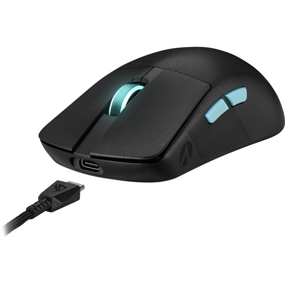 Mouse ASUS ROG Harpe Ace Aim Lab Edition vezeték nélküli egér - Fekete - Image 6