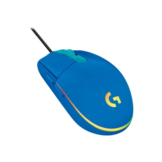 Logitech G203 Lightsync kék gamer egér
