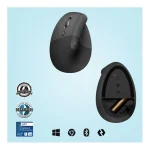 Mouse Logitech Lift Vertical Ergonomic - Left - Graphite - Image 3