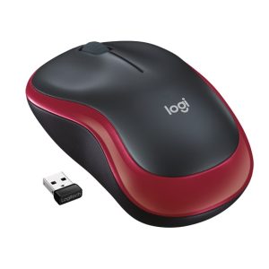 Mouse Logitech M185 - Piros
