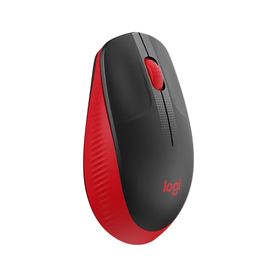 Logitech M190 piros vezeték nélküli egér