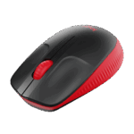 Logitech M190 piros vezeték nélküli egér - Image 6
