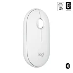 Logitech Pebble Mouse 2 vezeték nélküli fehér egér